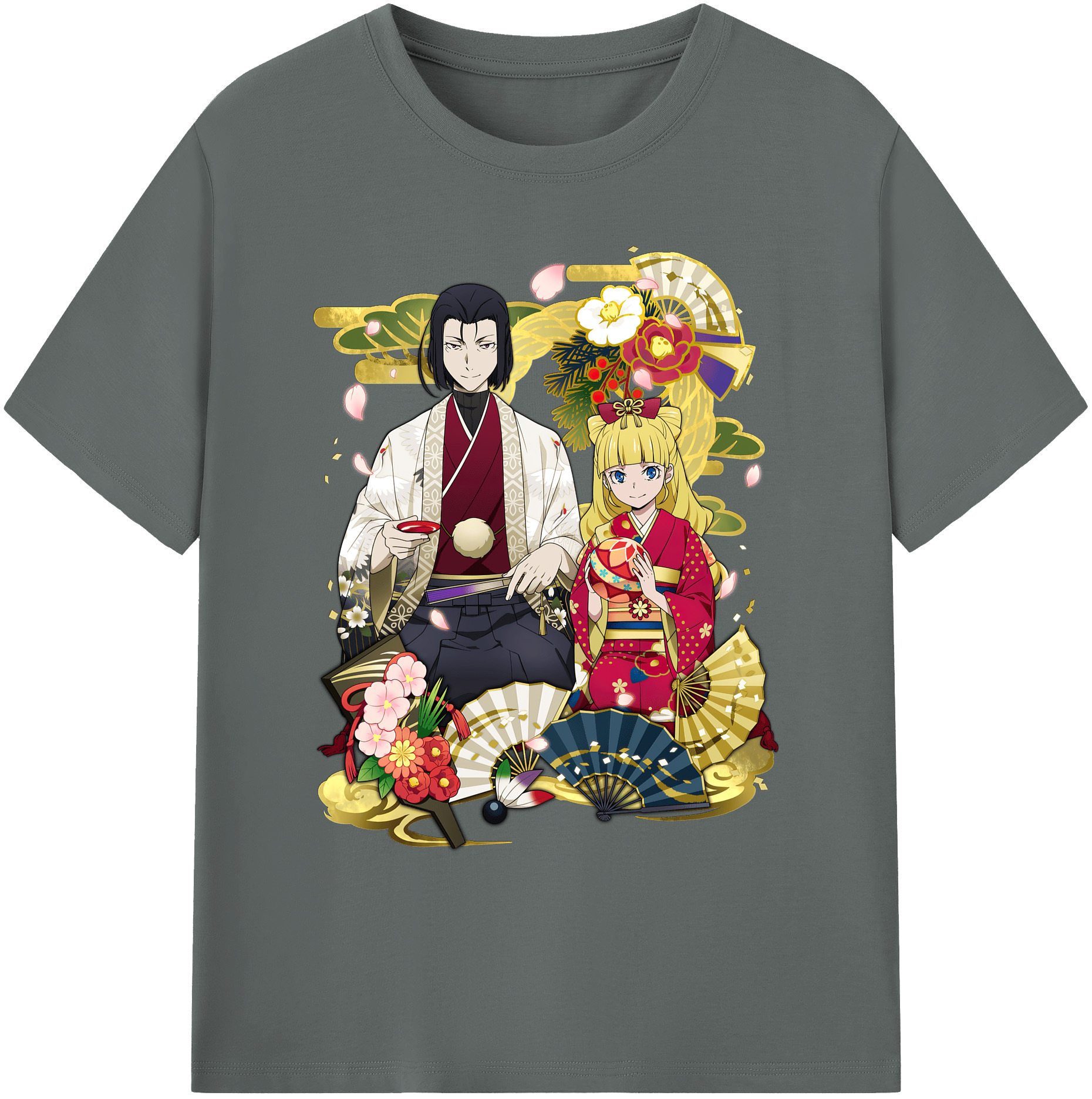 （画像用） 文豪ストレイドッグス Bungo Stray Dogs 綿100％ メンズ半袖Tシャツ｜肌触りやわらか＆通気性